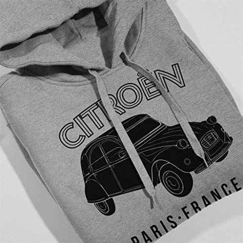 Citroën Driving Club Black 2CV Paris France Men's Hooded Sweatshirt