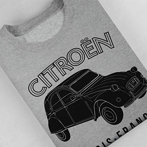 Citroën Driving Club Black 2CV Paris France Men's Sweatshirt