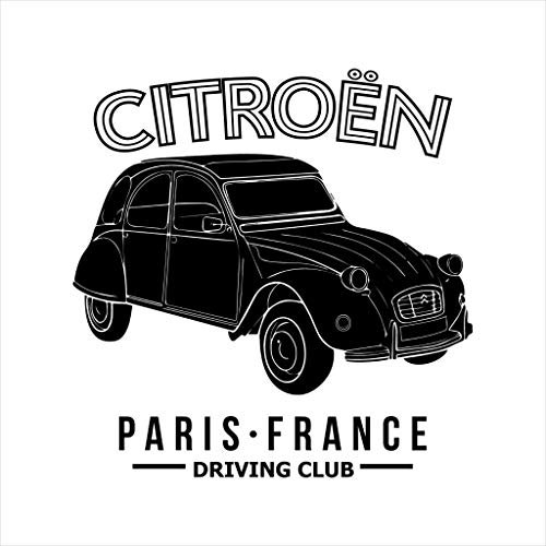 Citroën Driving Club Black 2CV Paris France Women's Hooded Sweatshirt