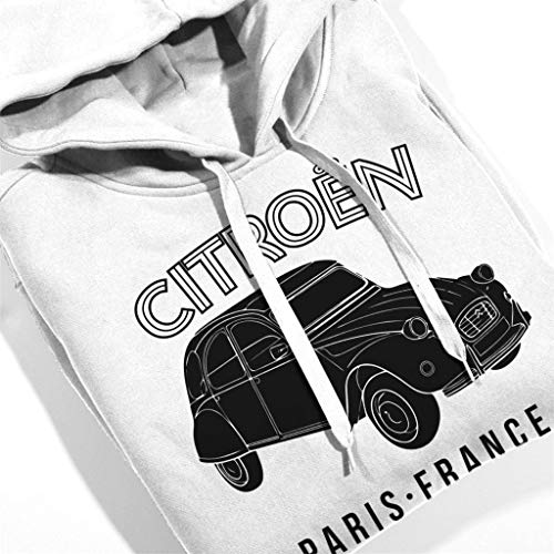 Citroën Driving Club Black 2CV Paris France Women's Hooded Sweatshirt