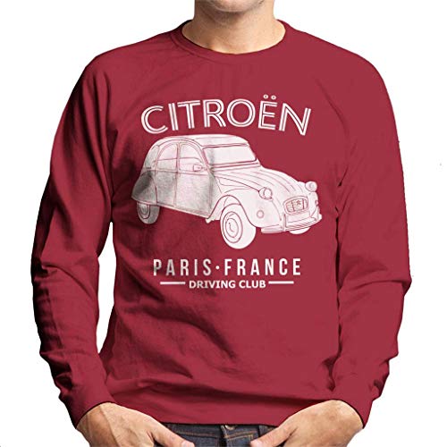Citroën Driving Club White 2CV Paris France Men's Sweatshirt