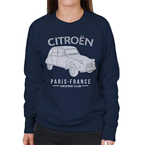 Citroën Driving Club White 2CV Paris France Women's Sweatshirt