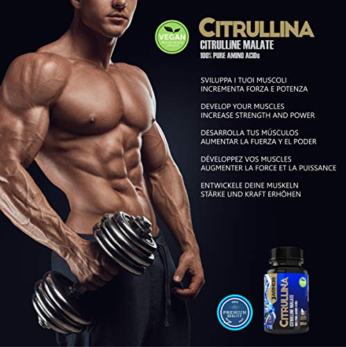 CITRULINA MALATO PURA 90 cápsulas de 1000 mg Vegetales Oxido Nítrico Vigor precursor de arginina CITRULINA MALATO PURA 90 cápsulas de 1000 mg Vegetales Oxido Nítrico Vigor precursor de arginina