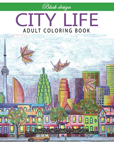 City Life: Adult Coloring Book