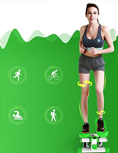 CKR STEPPER Ejercicio Doble Paso a Paso, Gimnasio Paso a Paso con tecnología de Cambio patentada,Black