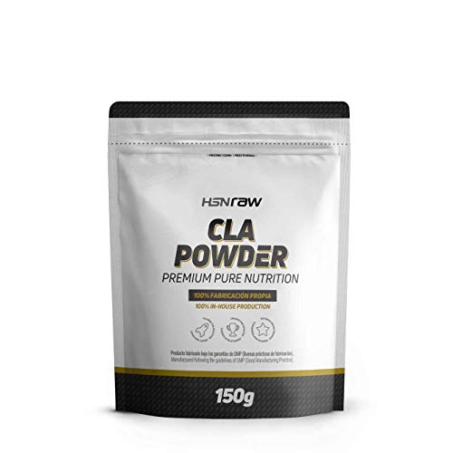 CLA en Polvo de HSN | Ácido Linoleico Conjugado 100% Puro | Para Perder Grasa (Efecto Quemagrasas) y Protege la Masa Muscular | Vegano, Sin Gluten, Sin Lactosa, 150gr CLA en Polvo de HSN | Ácido Linoleico Conjugado 100% Puro | Para Perder Grasa (Efecto Quemagrasas) y Protege la Masa Muscular | Vegano, Sin Gluten, Sin Lactosa, 150gr