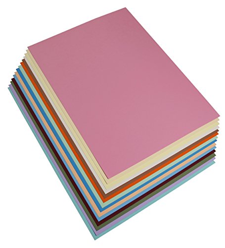 Clairefontaine Maya - Tarjeta de colores lisos, 50 x 65 cm, 185 g, 2 paquetes de 14 hojas