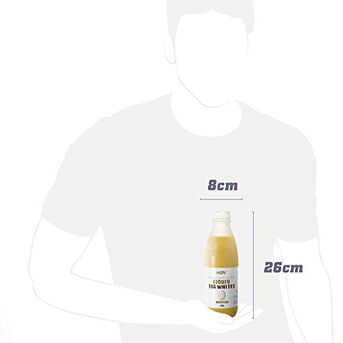 Claras de Huevo Líquida de HSN | 100% Proteína, 0% Grasa | Sin Refrigerar, Sin Aditivos | 1 Bote equivale a 32 claras pasteurizadas | Recetas de Repostería | Tortitas Proteicas | 970ml Claras de Huevo Líquida de HSN | 100% Proteína, 0% Grasa | Sin Refrigerar, Sin Aditivos | 1 Bote equivale a 32 claras pasteurizadas | Recetas de Repostería | Tortitas Proteicas | 970ml