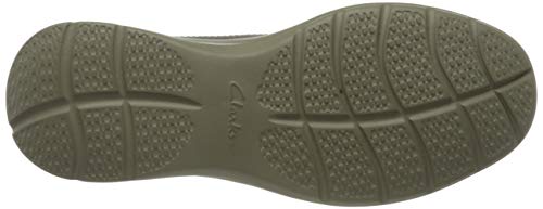 Clarks Cotrell Lane 261486527, Zapatos de Cordones Derby Hombre, Verde (Olive Combi Olive Combi), 47 EU