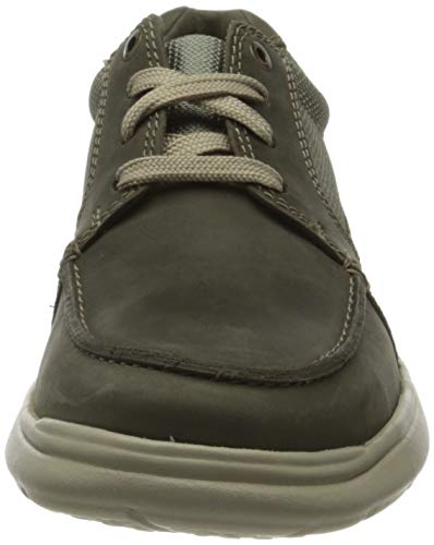 Clarks Cotrell Lane 261486527, Zapatos de Cordones Derby Hombre, Verde (Olive Combi Olive Combi), 47 EU Clarks Cotrell Lane 261486527, Zapatos de Cordones Derby Hombre, Verde (Olive Combi Olive Combi), 47 EU
