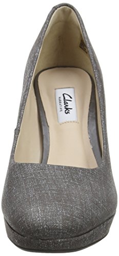 Clarks Kendra Sienna, Zapatos de Tacón Mujer, Gris (Grey), 39.5 EU Clarks Kendra Sienna, Zapatos de Tacón Mujer, Gris (Grey), 39.5 EU