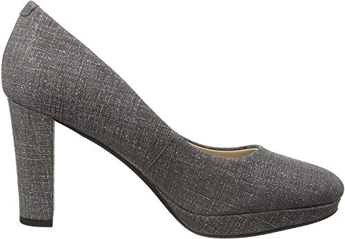 Clarks Kendra Sienna, Zapatos de Tacón Mujer, Gris (Grey), 39.5 EU