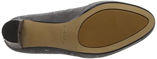 Clarks Kendra Sienna, Zapatos de Tacón Mujer, Gris (Grey), 39.5 EU