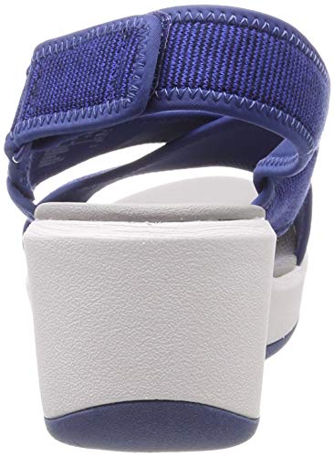 Clarks Step Cali Cove, Zapatillas Mujer, Azul (Blue-), 39.5 EU