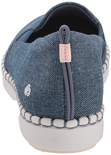 Clarks Step Glow Slip, Zapatillas sin Cordones para Mujer, Beige (Denim Denim), 37 EU