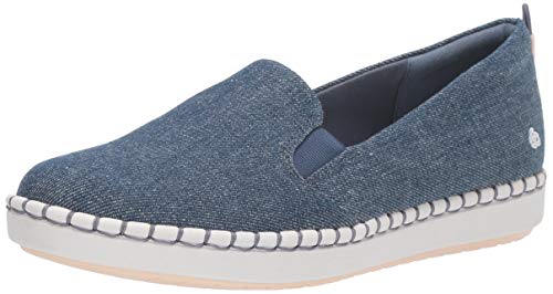 Clarks Step Glow Slip, Zapatillas sin Cordones para Mujer, Beige (Denim Denim), 37 EU Clarks Step Glow Slip, Zapatillas sin Cordones para Mujer, Beige (Denim Denim), 37 EU