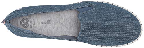 Clarks Step Glow Slip, Zapatillas sin Cordones para Mujer, Beige (Denim Denim), 37 EU Clarks Step Glow Slip, Zapatillas sin Cordones para Mujer, Beige (Denim Denim), 37 EU