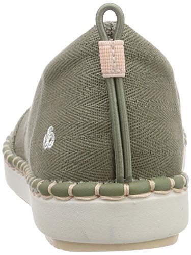 Clarks Step Glow Slip, Zapatillas sin Cordones para Mujer, Beige (Olive Olive), 38 EU Clarks Step Glow Slip, Zapatillas sin Cordones para Mujer, Beige (Olive Olive), 38 EU