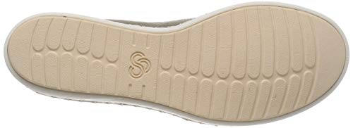 Clarks Step Glow Slip, Zapatillas sin Cordones para Mujer, Beige (Olive Olive), 38 EU