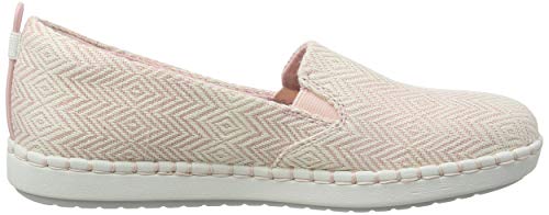 Clarks Step Glow Slip, Zapatillas sin Cordones para Mujer, Beige (Pink Pink), 37.5 EU