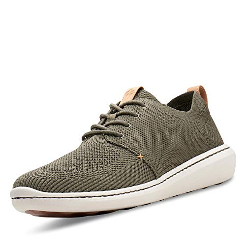 Clarks Step Urban Mix, Zapatillas Hombre, Verde Khaki, 46 EU