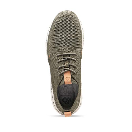 Clarks Step Urban Mix, Zapatillas Hombre, Verde Khaki, 46 EU