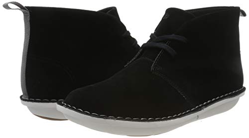 Clarks Step Weltisle, Zapatillas Altas Mujer, Negro (Black Black), 38 EU