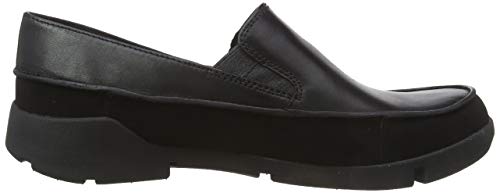 Clarks Tri Step, Zapatillas sin Cordones Mujer, Beige (Black Black), 39.5 EU Clarks Tri Step, Zapatillas sin Cordones Mujer, Beige (Black Black), 39.5 EU