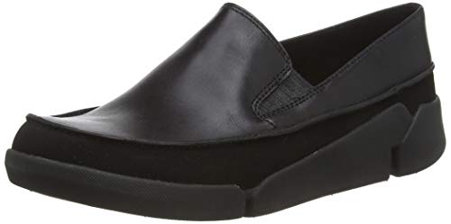 Clarks Tri Step, Zapatillas sin Cordones Mujer, Beige (Black Black), 39.5 EU Clarks Tri Step, Zapatillas sin Cordones Mujer, Beige (Black Black), 39.5 EU