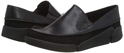 Clarks Tri Step, Zapatillas sin Cordones Mujer, Beige (Black Black), 39.5 EU