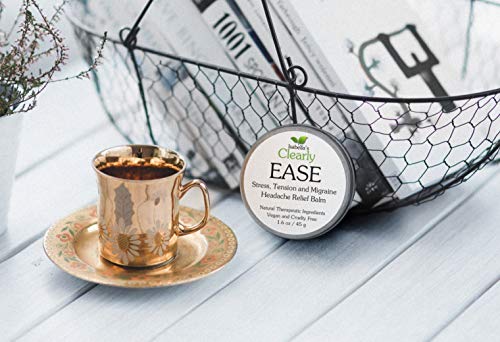 Clearly EASE - Alivio Natural para Dolor de Cabeza por Estrés y Migraña. Aceites Esenciales Terapéuticos para Reducir el Dolor y la Presión. Bálsamo de Aromaterapia Vegano de Rápida Actuación Clearly EASE - Alivio Natural para Dolor de Cabeza por Estrés y Migraña. Aceites Esenciales Terapéuticos para Reducir el Dolor y la Presión. Bálsamo de Aromaterapia Vegano de Rápida Actuación