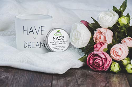 Clearly EASE - Alivio Natural para Dolor de Cabeza por Estrés y Migraña. Aceites Esenciales Terapéuticos para Reducir el Dolor y la Presión. Bálsamo de Aromaterapia Vegano de Rápida Actuación Clearly EASE - Alivio Natural para Dolor de Cabeza por Estrés y Migraña. Aceites Esenciales Terapéuticos para Reducir el Dolor y la Presión. Bálsamo de Aromaterapia Vegano de Rápida Actuación