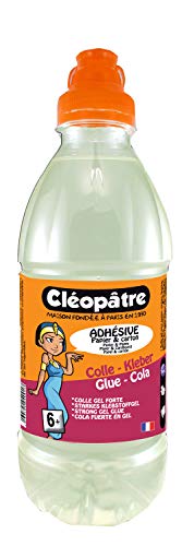 Cleopatre - AD500 - Adhesiva transparente fuerte - Frasco de 500 gr para recargar Cleopatre - AD500 - Adhesiva transparente fuerte - Frasco de 500 gr para recargar