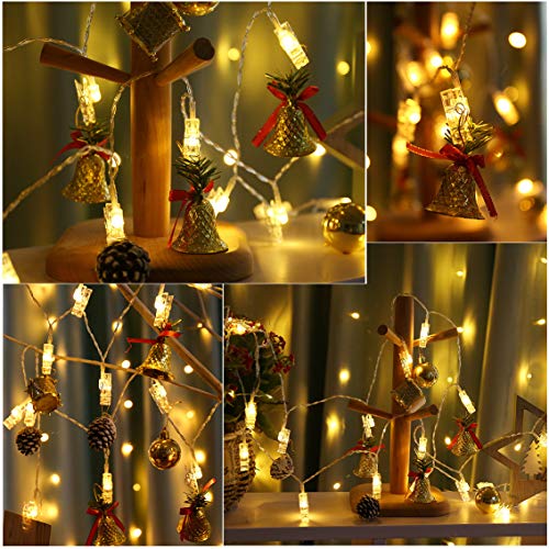 Clip Cadena de Luces LED 3 Metros 20 LED Fotoclips Guirnalda de Luces para Colgar Fotos, Notas, Memos Ideal para Decoración de Hogar, Pared, Navidad, Fiesta, Boda (Blanco Cálido) Clip Cadena de Luces LED 3 Metros 20 LED Fotoclips Guirnalda de Luces para Colgar Fotos, Notas, Memos Ideal para Decoración de Hogar, Pared, Navidad, Fiesta, Boda (Blanco Cálido)