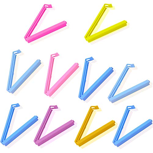 Clip de Sellado, ZoneYan Clips de Cierre para Bolsas, Clips de Cierre de Plástico, Pinzas Cierre Cocina, Pinzas de Bolsa de Comida, Sellado Clips para Alimentos, Pinzas Cierre Bolsas Grandes, 10 pcs Clip de Sellado, ZoneYan Clips de Cierre para Bolsas, Clips de Cierre de Plástico, Pinzas Cierre Cocina, Pinzas de Bolsa de Comida, Sellado Clips para Alimentos, Pinzas Cierre Bolsas Grandes, 10 pcs
