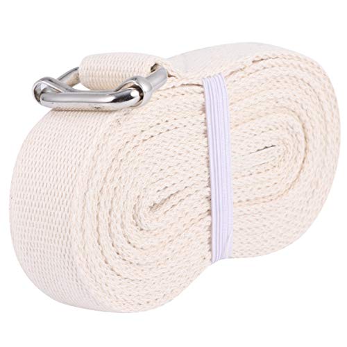 CLISPEED Ballet Banda Elástica Pierna Estiramiento Flexibilidad Entrenador Yoga Gimnasia Danza MMA Taekwondo Gimnasia Pilates Ejercicios Correa Blanco 2. 8 Metros CLISPEED Ballet Banda Elástica Pierna Estiramiento Flexibilidad Entrenador Yoga Gimnasia Danza MMA Taekwondo Gimnasia Pilates Ejercicios Correa Blanco 2. 8 Metros