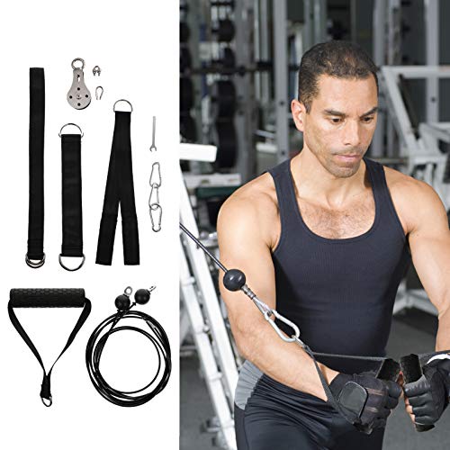 CLISPEED Juego de Cuerdas de Tríceps Cable de Cuerda Desplegable Accesorios de Polea Equipo de Entrenamiento de Fuerza del Brazo para Jalones Laterales Curl de Bíceps Extensiones de CLISPEED Juego de Cuerdas de Tríceps Cable de Cuerda Desplegable Accesorios de Polea Equipo de Entrenamiento de Fuerza del Brazo para Jalones Laterales Curl de Bíceps Extensiones de