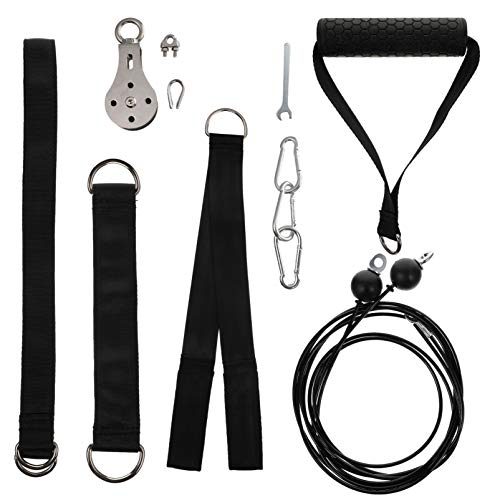 CLISPEED Juego de Cuerdas de Tríceps Cable de Cuerda Desplegable Accesorios de Polea Equipo de Entrenamiento de Fuerza del Brazo para Jalones Laterales Curl de Bíceps Extensiones de CLISPEED Juego de Cuerdas de Tríceps Cable de Cuerda Desplegable Accesorios de Polea Equipo de Entrenamiento de Fuerza del Brazo para Jalones Laterales Curl de Bíceps Extensiones de