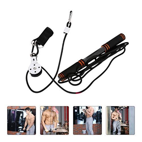 CLISPEED Juego de Cuerdas de Tríceps Cable de Cuerda Desplegable Accesorios de Polea Equipo de Entrenamiento de Fuerza del Brazo para Jalones Laterales Curl de Bíceps Extensiones de CLISPEED Juego de Cuerdas de Tríceps Cable de Cuerda Desplegable Accesorios de Polea Equipo de Entrenamiento de Fuerza del Brazo para Jalones Laterales Curl de Bíceps Extensiones de