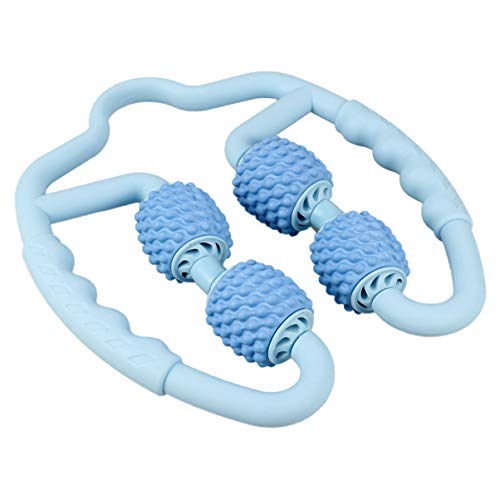CLISPEED Punto de Disparo Rodillo Muscular Tejido Profundo Auto Masaje para Pantorrillas Piernas Brazos Codo de Tenista Y Codo de Golfista (Azul) CLISPEED Punto de Disparo Rodillo Muscular Tejido Profundo Auto Masaje para Pantorrillas Piernas Brazos Codo de Tenista Y Codo de Golfista (Azul)