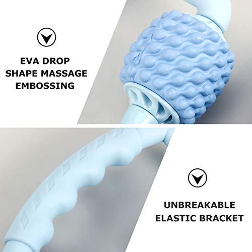 CLISPEED Punto de Disparo Rodillo Muscular Tejido Profundo Auto Masaje para Pantorrillas Piernas Brazos Codo de Tenista Y Codo de Golfista (Azul) CLISPEED Punto de Disparo Rodillo Muscular Tejido Profundo Auto Masaje para Pantorrillas Piernas Brazos Codo de Tenista Y Codo de Golfista (Azul)