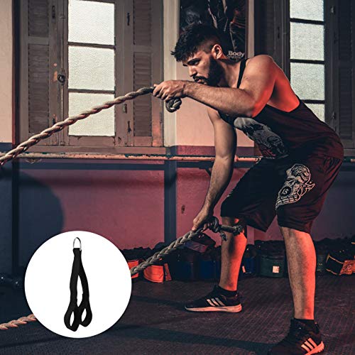 CLISPEED Tricep Rope Pull Down Fitness Cable Adjunto Máquina Cuerda de Nailon Revestida para Gimnasio Ejercicio de Entrenamiento