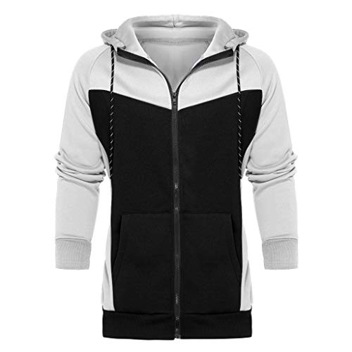 CLOOM Chándal Completo para Hombre Moda Slim Fit Otoño e Invierno Conjunto De Ropa Deportivo De Manga Larga Casual Sudadera con Capucha + Pantalones