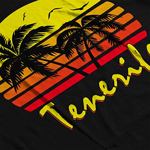 Cloud City 7 Tenerife Vintage Sun Men's Hooded Sweatshirt Cloud City 7 Tenerife Vintage Sun Men's Hooded Sweatshirt