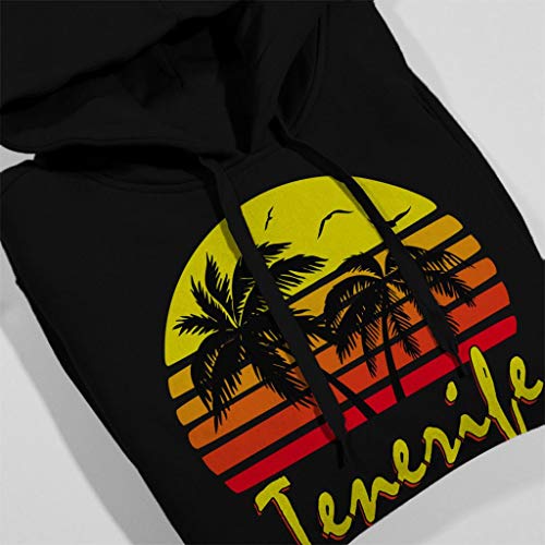 Cloud City 7 Tenerife Vintage Sun Men's Hooded Sweatshirt Cloud City 7 Tenerife Vintage Sun Men's Hooded Sweatshirt