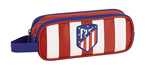 Club Atlético de Madrid Estuche, Niños, Roja, 21 cm