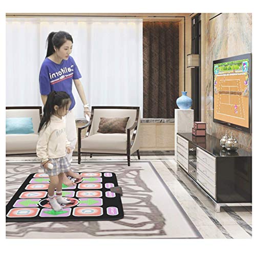 CNMJI Manta De Baile Doble HD Almohadilla De Baile Inalámbrica Alfombrilla De Baile Plegable Antideslizante para El Hogar Consola De Juego Somatosensorial 3D Alfombra De Yoga SuaveC CNMJI Manta De Baile Doble HD Almohadilla De Baile Inalámbrica Alfombrilla De Baile Plegable Antideslizante para El Hogar Consola De Juego Somatosensorial 3D Alfombra De Yoga SuaveC