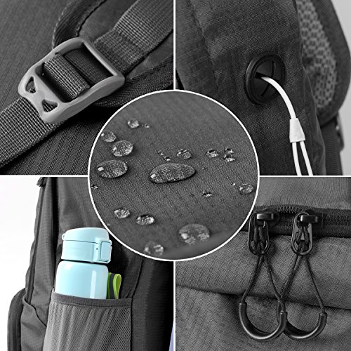 Cobiz 30L Mochila Portatil, Mochilas Hombre Deportivas Ligero Mochila Deporte Impermeable para Viajes al Aire Libre Mochila Unisex (A-Negro) Cobiz 30L Mochila Portatil, Mochilas Hombre Deportivas Ligero Mochila Deporte Impermeable para Viajes al Aire Libre Mochila Unisex (A-Negro)