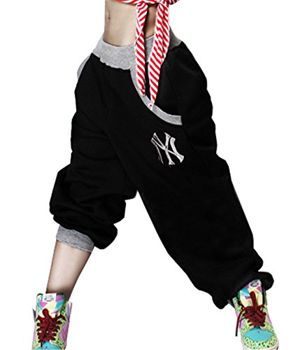 COCO clothing Pantalones Mujer Hip Hop Moda Amantes Harem Holgada Hippie Deportivas Bombachos Verano (Negro, m) COCO clothing Pantalones Mujer Hip Hop Moda Amantes Harem Holgada Hippie Deportivas Bombachos Verano (Negro, m)