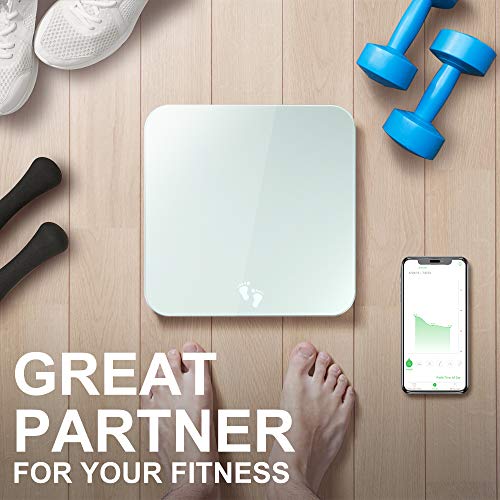 Cocoda Bascula de Baño, Báscula Digital Corporal Bluetooth con APP para Andriod/iOS & Pantalla LED Fácil Leer, BMI Balanza Electronica, Peso Baño Step-on con Vidrio Templado Resistente (180kg) Cocoda Bascula de Baño, Báscula Digital Corporal Bluetooth con APP para Andriod/iOS & Pantalla LED Fácil Leer, BMI Balanza Electronica, Peso Baño Step-on con Vidrio Templado Resistente (180kg)